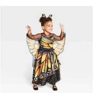 HYDE & EEK Monarch Butterfly Costume, size 4/5